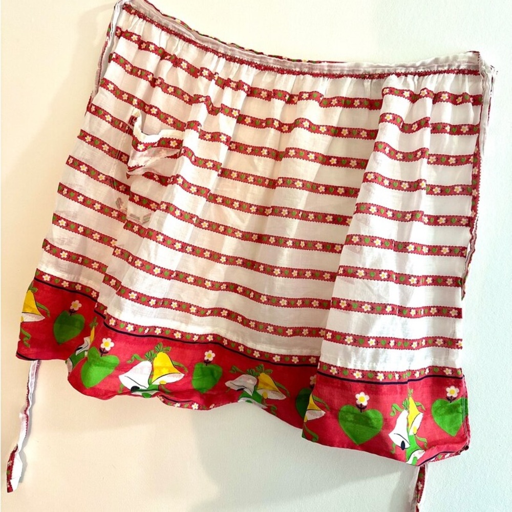 Vintage Apron, Mod, Cute Kitchen, Kitsch, One Size